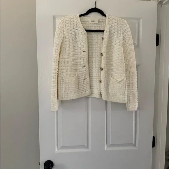 ba&sh Ivory  Gaspard Cardigan - Picture 3 of 9